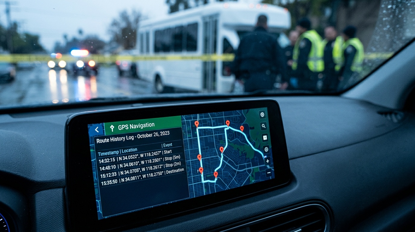 Kommunbil användes för att skjutsa misstänkt mördare inför moskéattacken i Örebro