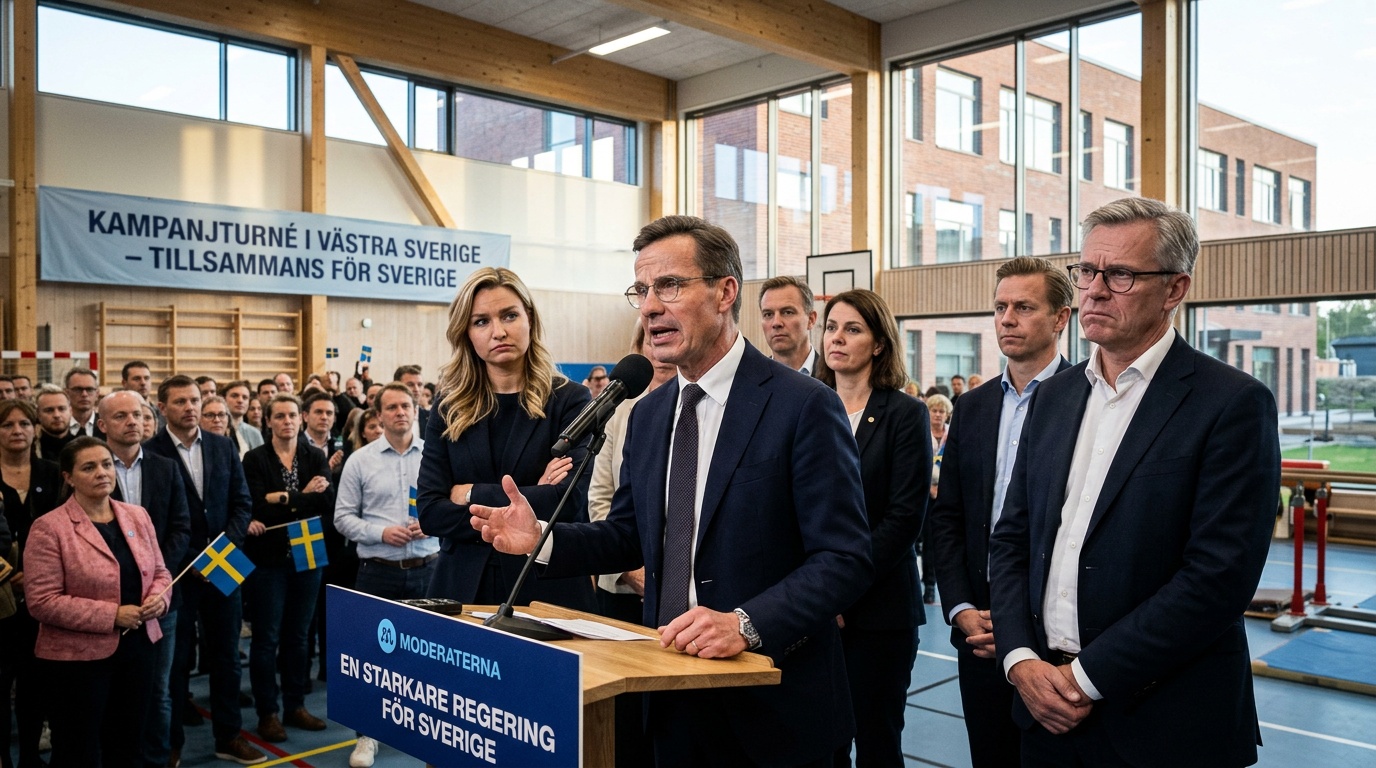 Kristersson vägrar uppmana till stödröster för krisande Liberalerna