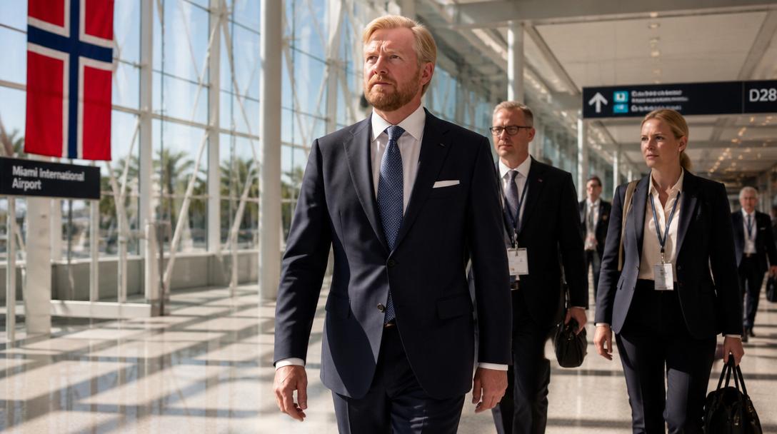 Kronprins Haakon reser till Miami för att se Norges VM-kvartsfinal mot England