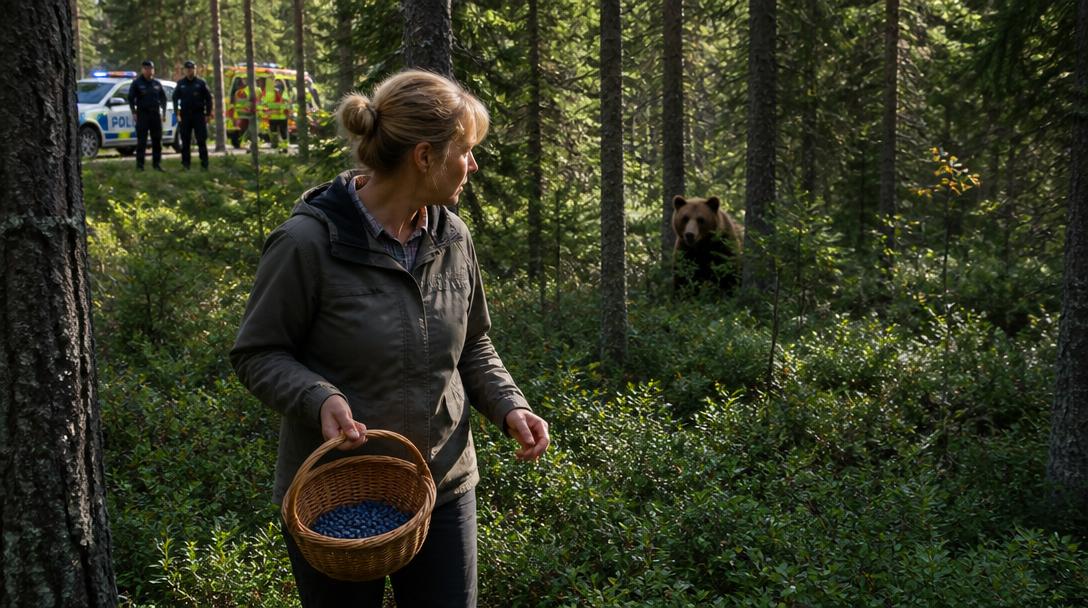 Kvinna förd till akuten efter björnattack i Lycksele