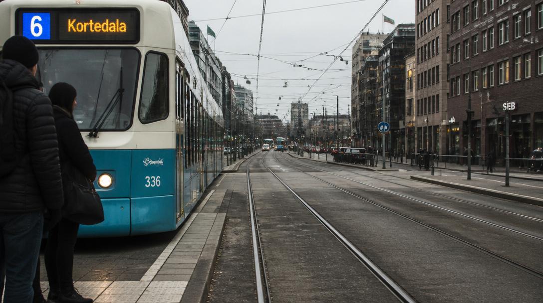Kvinna i 75-årsåldern dog efter spårvagnsolycka i Göteborg