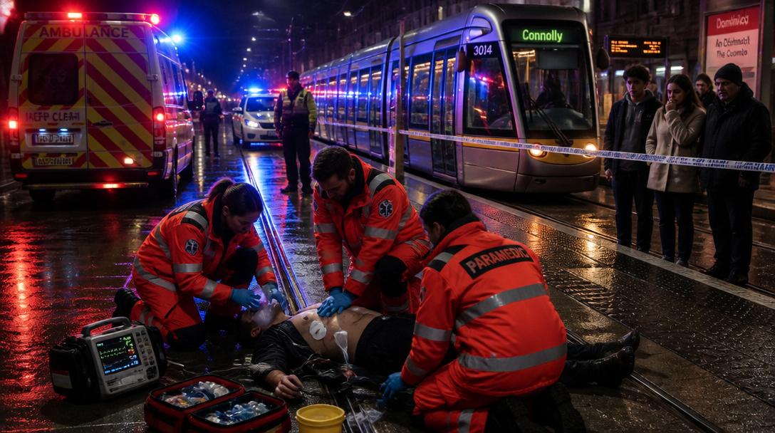 Kvinna livshotande skadad efter spårvagnsolycka i Göteborg