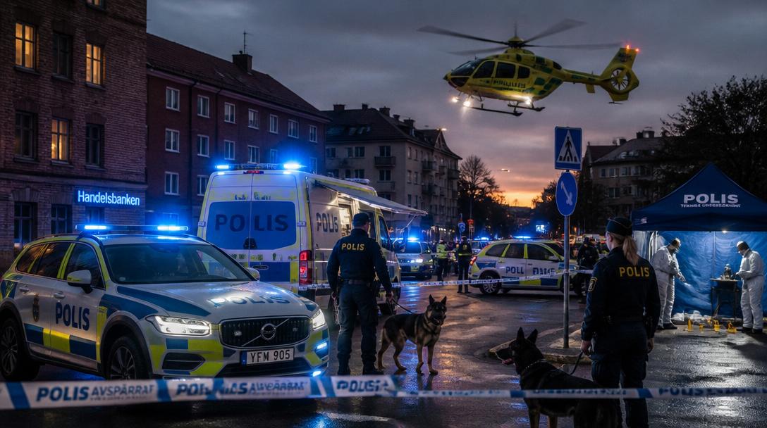 Kvinna och man skadade efter misstänkt våldsbrott utanför Kungälv