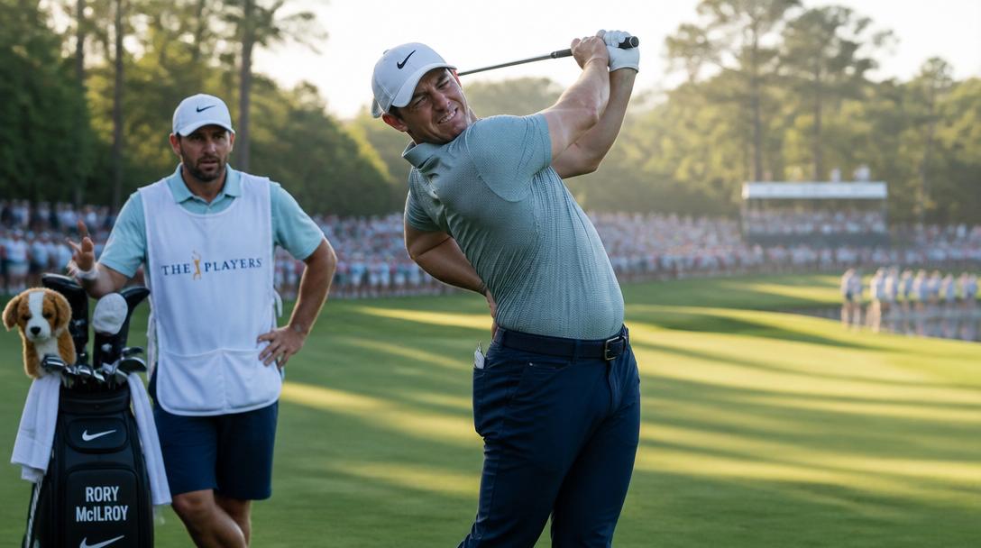 Lagergren skadade ryggen av ett nysningar – spelar vidare i British Open