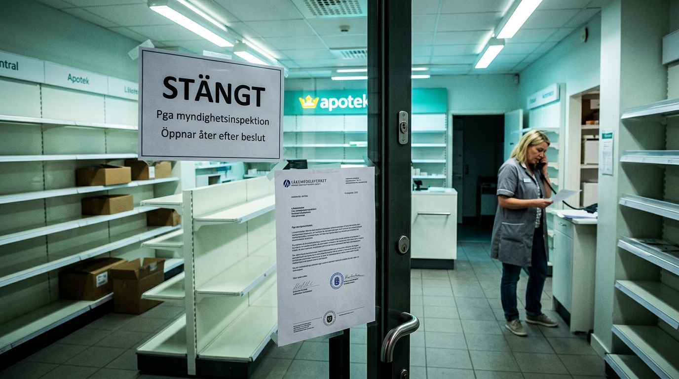 Läkemedelsverket stänger två apotek med omedelbar verkan efter bedrägerihärva