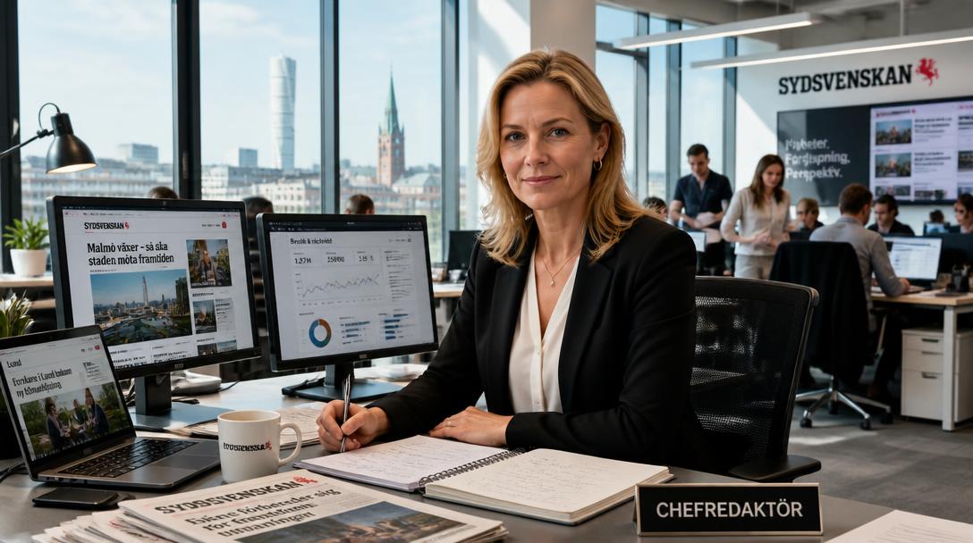 Lena Philipson ny chefredaktör för Sydsvenskan