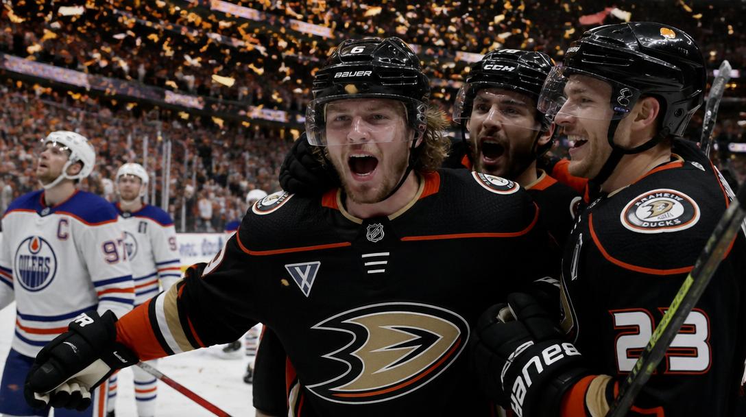 Leo Carlsson avgörande när Anaheim chockade Edmonton i NHL-slutspelet