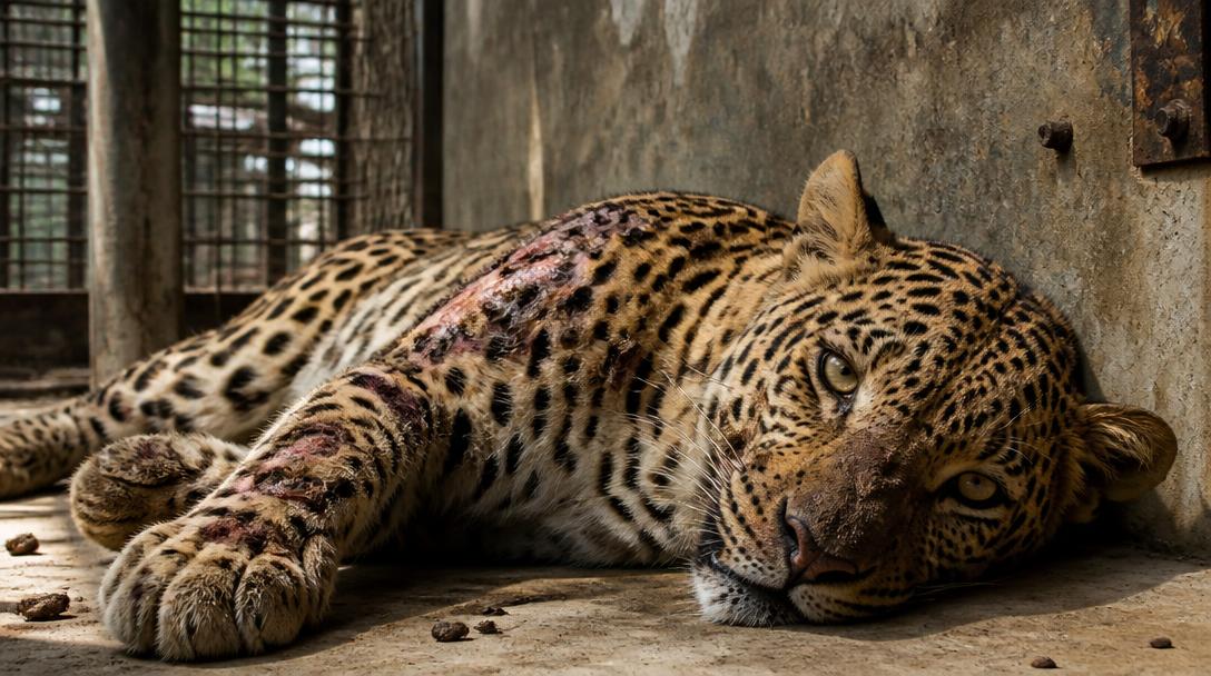 Leopard avlivades på Nordens Ark – polisen utreder djurplågeri