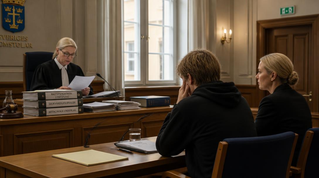 Liam Nebel, 18, kan lida av allvarlig psykisk störning