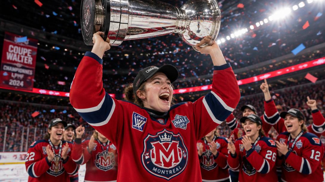 Lina Ljungblom första svenska att vinna PWHL-titeln