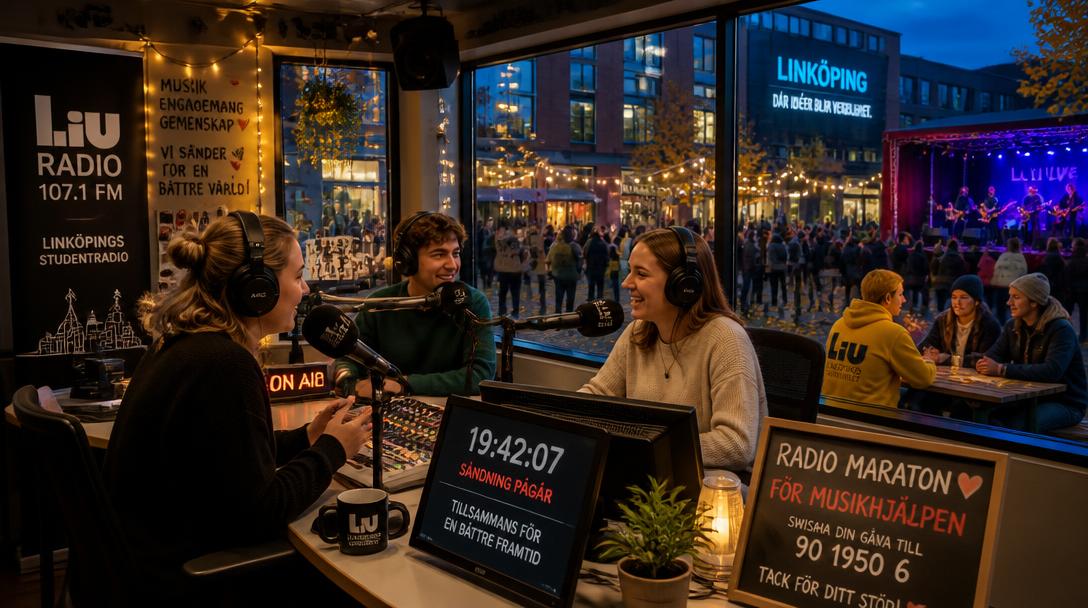 Linköping står värd för Musikhjälpen 2026