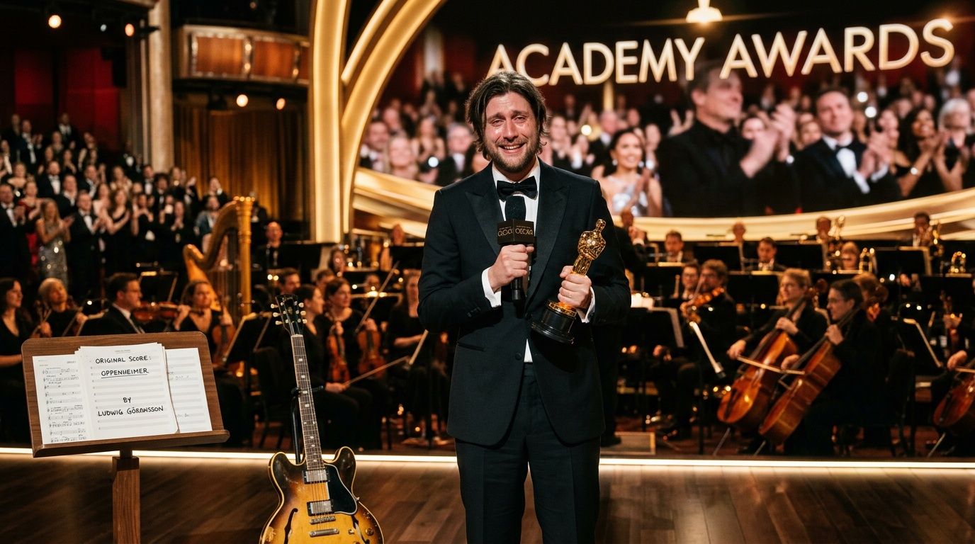 Ludwig Göransson vann sin tredje Oscar, tangerar Ingrid Bergmans rekord