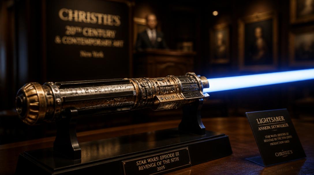 Luke Skywalkers lasersvärd såldes för 36 miljoner kronor, ett nytt rekord