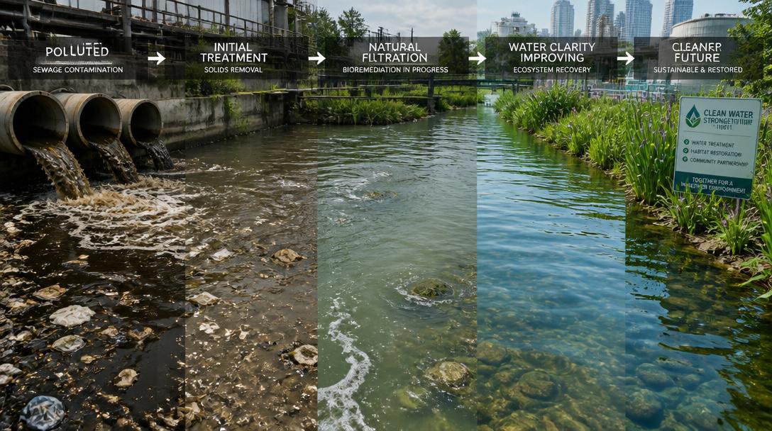 Malmö kanal återhämtar sig efter avloppsutsläpp, två veckor senare