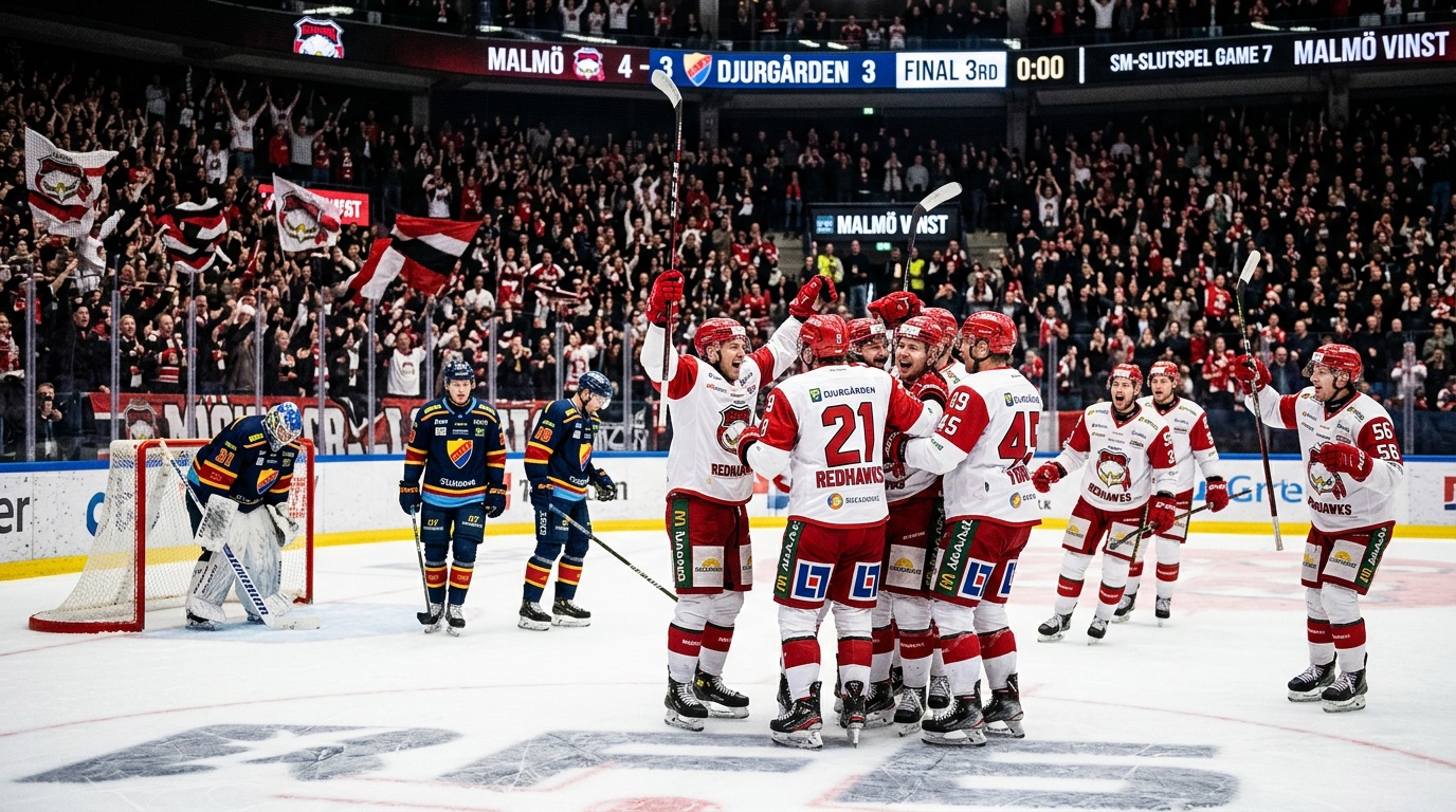 Malmö slår ut Djurgården med 3–1 och möter Skellefteå i kvartsfinal