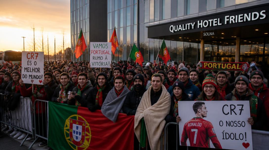 Malmöbor sov utanför Ronaldos hotell: "Det är en barndomsdröm"