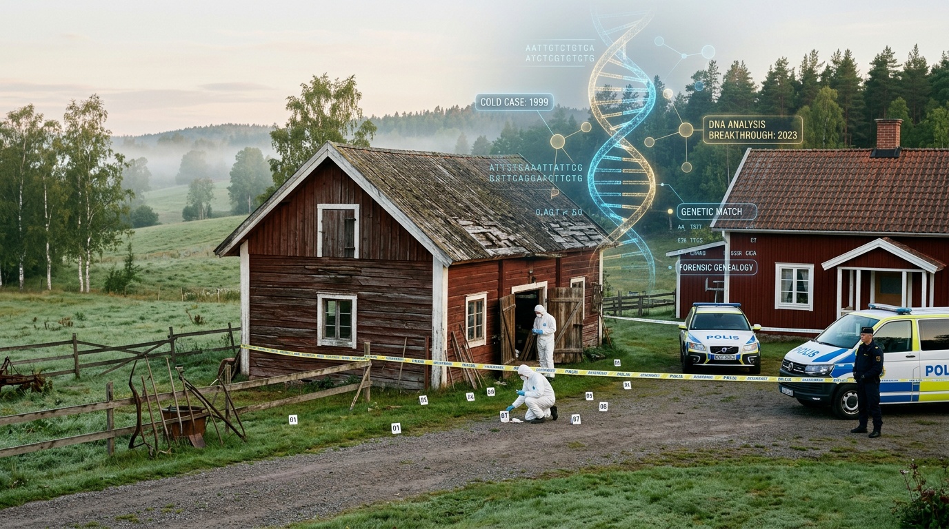 Man anhållen för 20 år gammalt dubbelmord, gripen med hjälp av dna-släktforskning