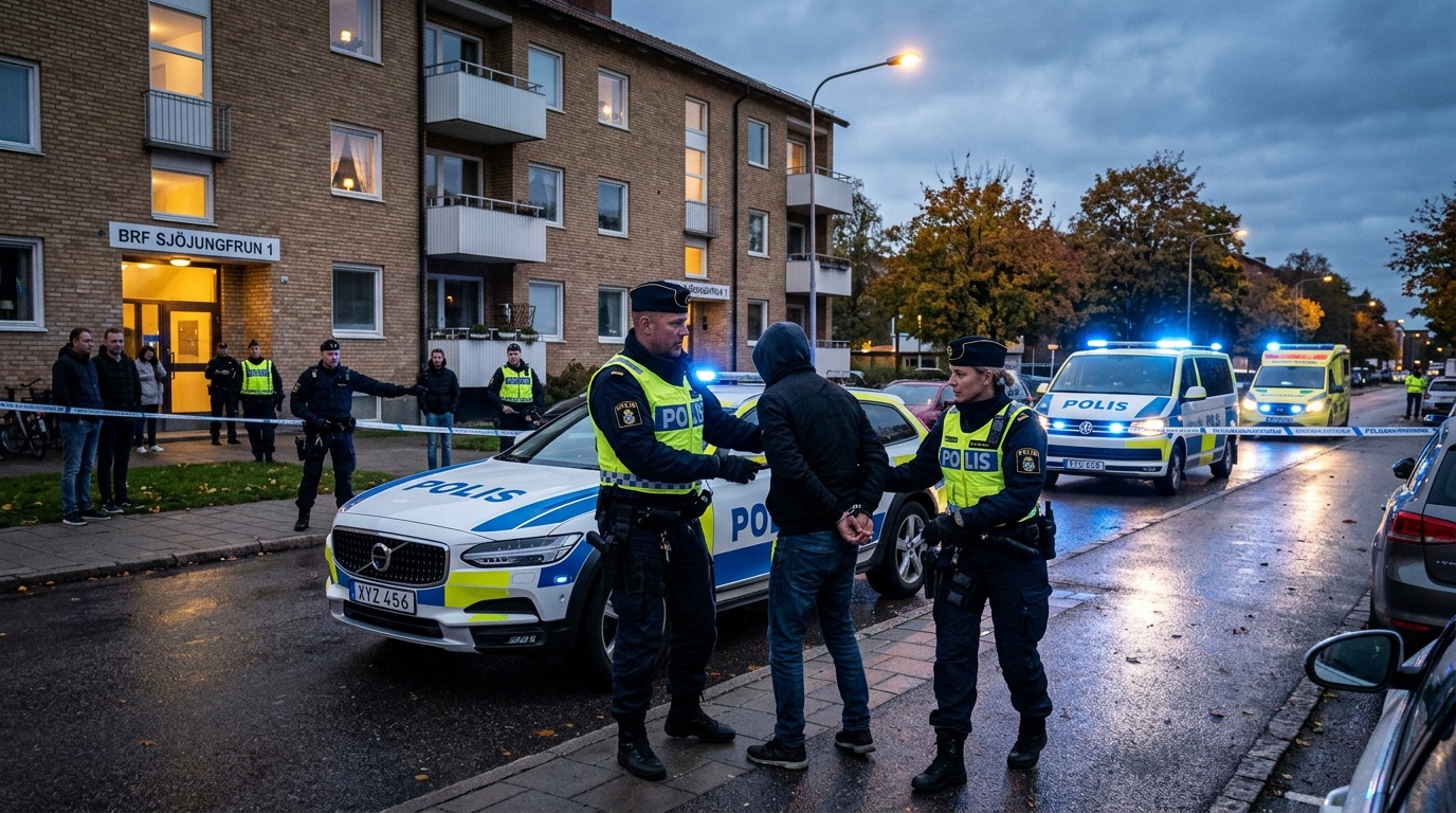 Man gripen med pistol efter skjutning i Malmö