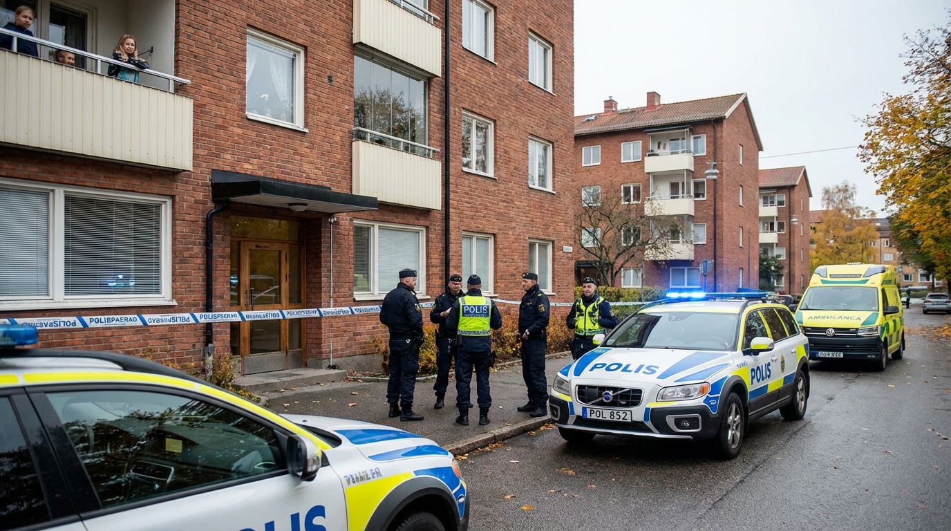 Man i 20-årsåldern skjuten i Halmstad – två gripna för försök till mord