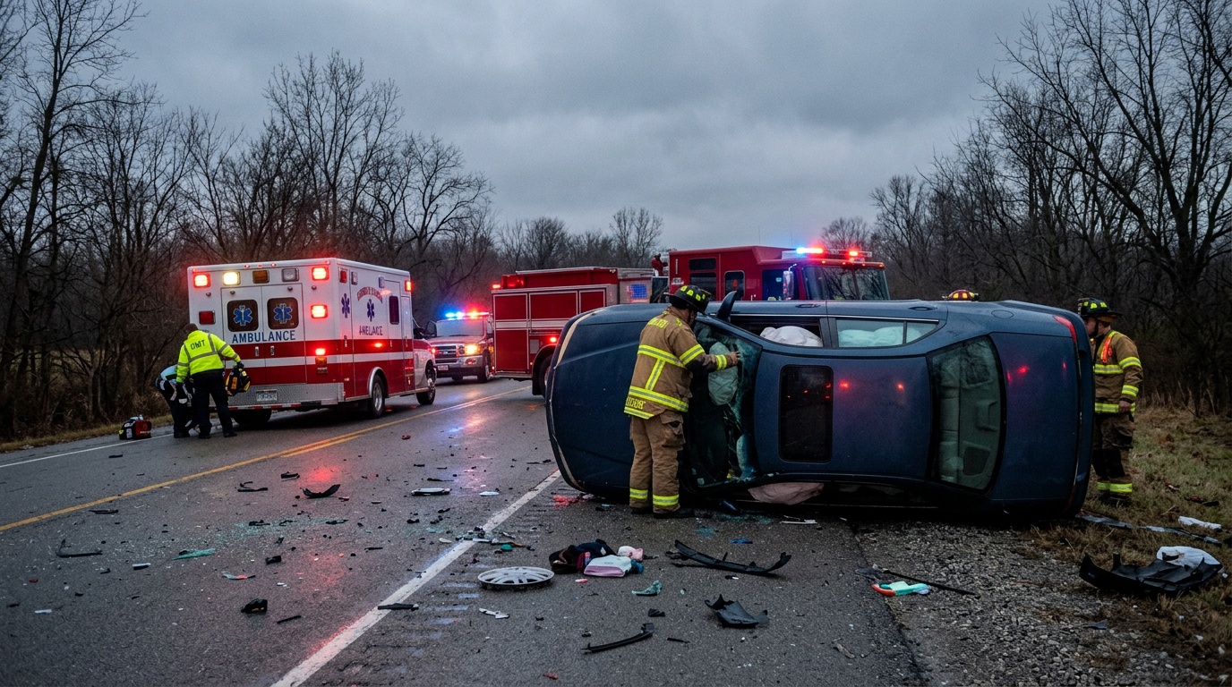 Man i 30-årsåldern död efter voltkrasch utanför Skara