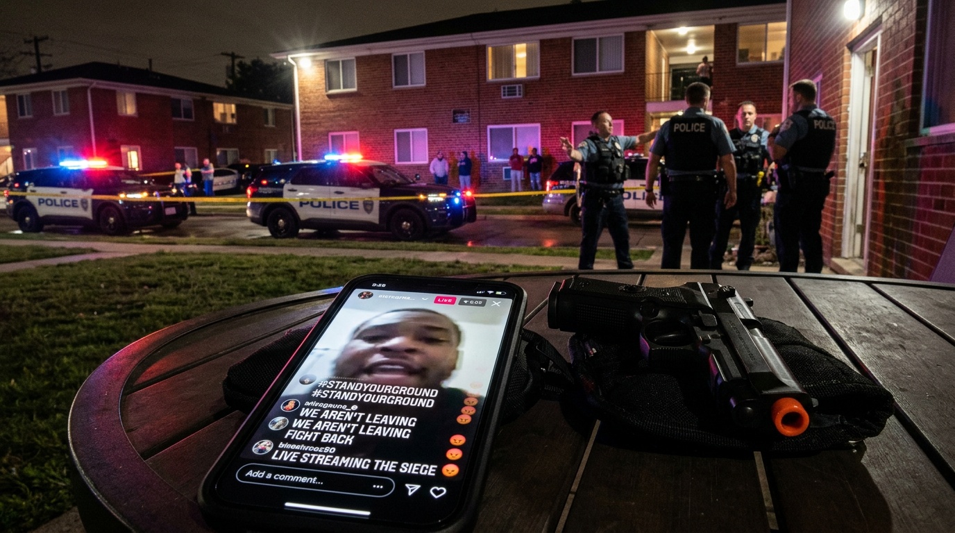 Man i 35-årsåldern gripen av insatsstyrkan efter TikTok-livesändning i Malmö