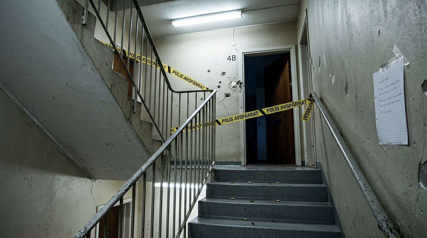 Man i 40-årsåldern gripen efter att ha skjutit mot polis i Husby