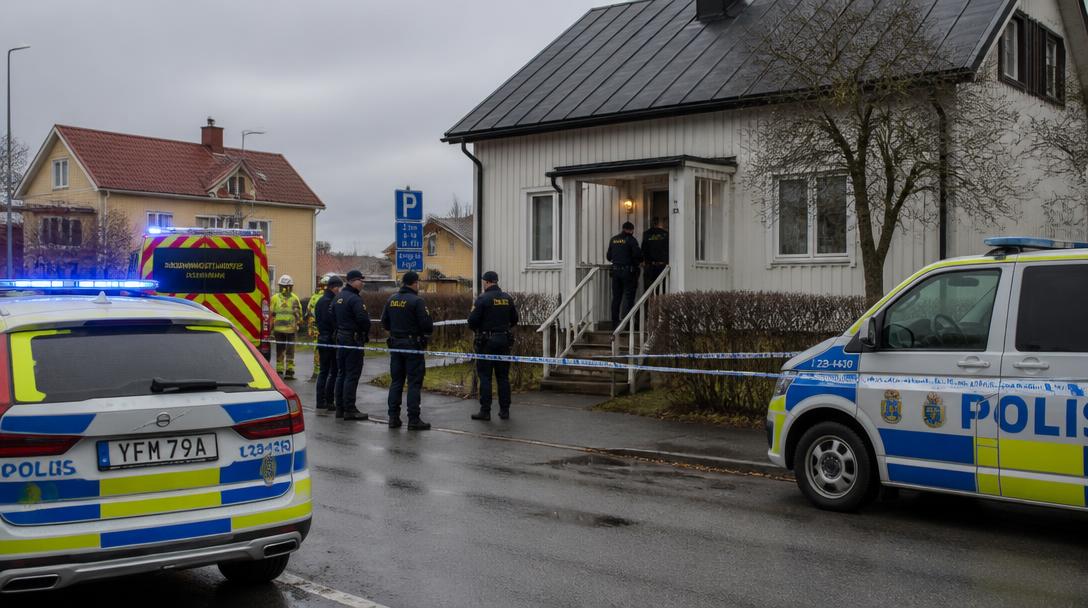 Man i 45-årsåldern död efter misstänkt mord i Söderhamn