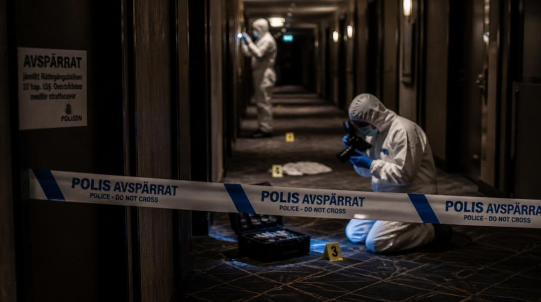 Man i 55-årsåldern hittad död på hotell i Östersund – mord utreds