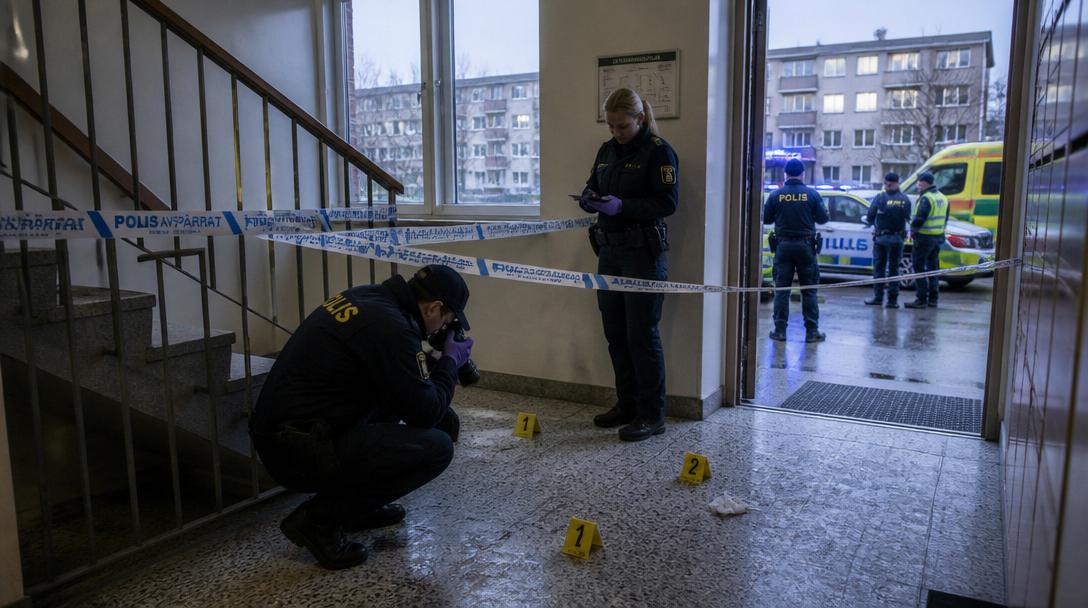 Man i 60-årsåldern död efter knivattack i Ronneby – mord utreds