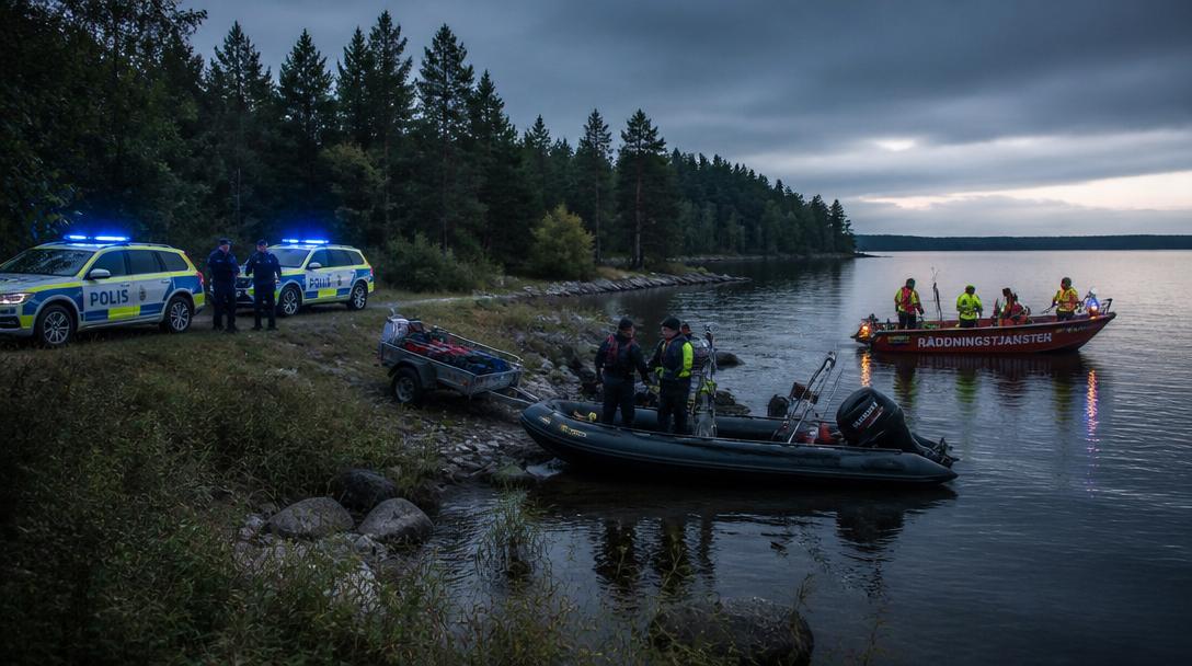 Man i 75-årsåldern hittad död i damm i Ljungby