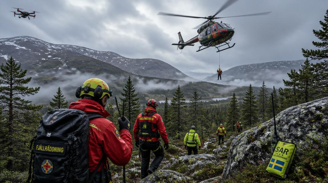 Man i 80-årsåldern försvunnen efter bärplockning norr om Jukkasjärvi