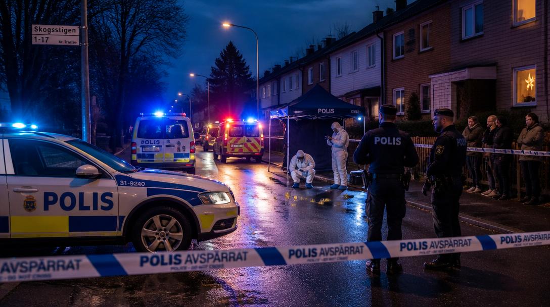 Man knivhuggen i Tumba, södra Stockholm