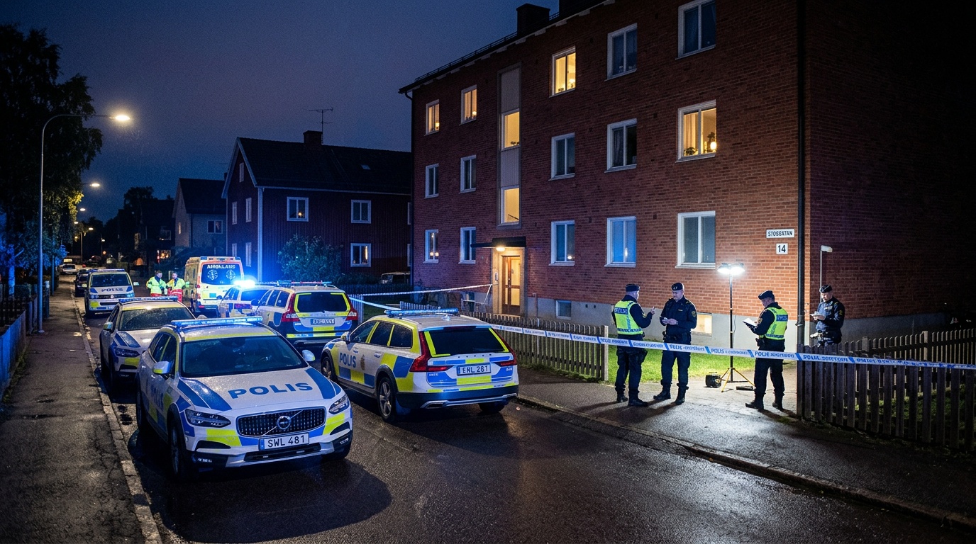 Man knivskuren i Araby under söndagskvällen, ingen gripen