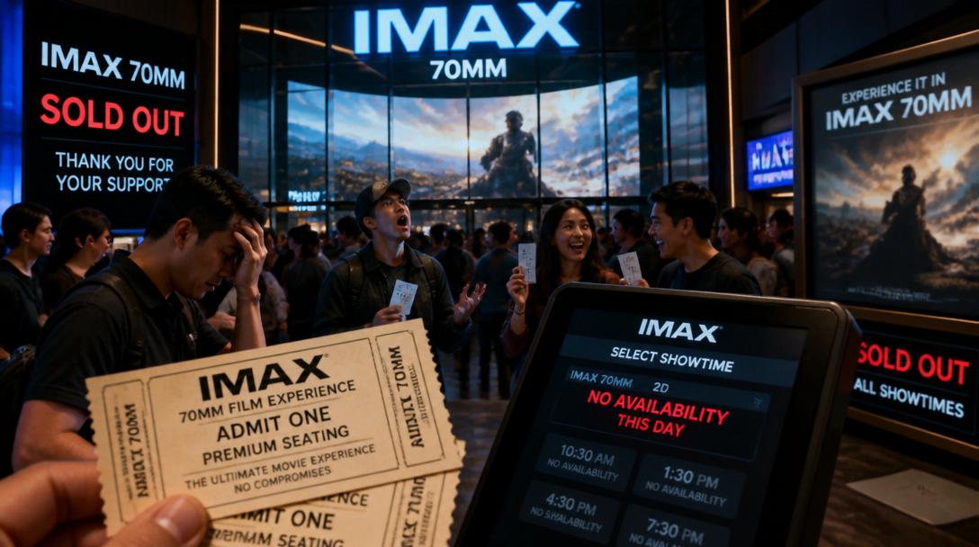 Månaders väntetid för att se "The Odyssey" i Imax 70mm