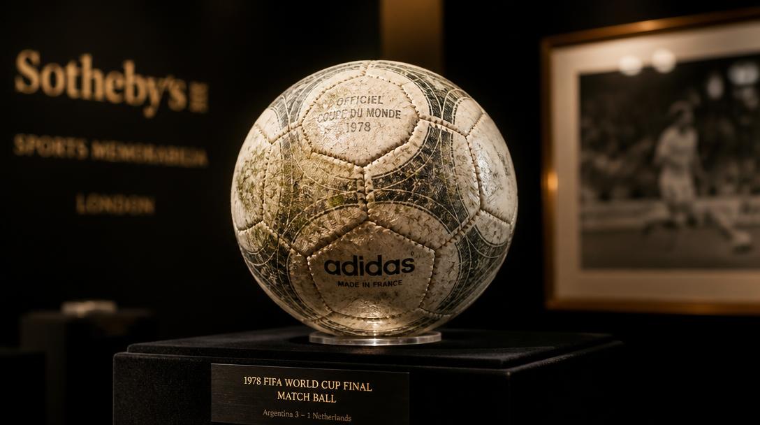 Maradonas "Guds hand"-boll väntas säljas för 95 miljoner kronor