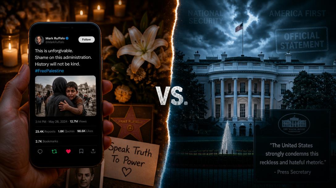Mark Hamill i öppet bråk med Vita huset efter gravbild på Trump