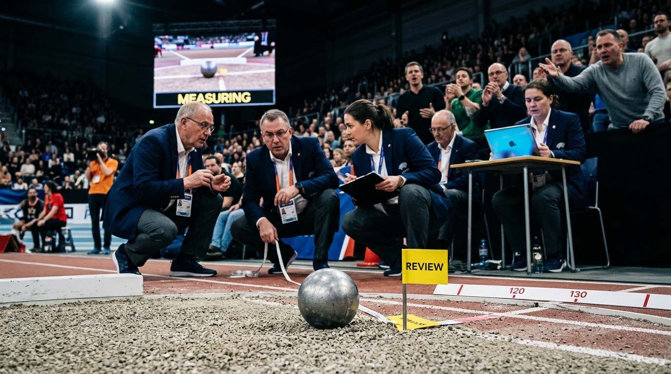 Mätkaos i inomhus-VM: Wictor Petersson slutade femma efter dubbla felaktiga resultat