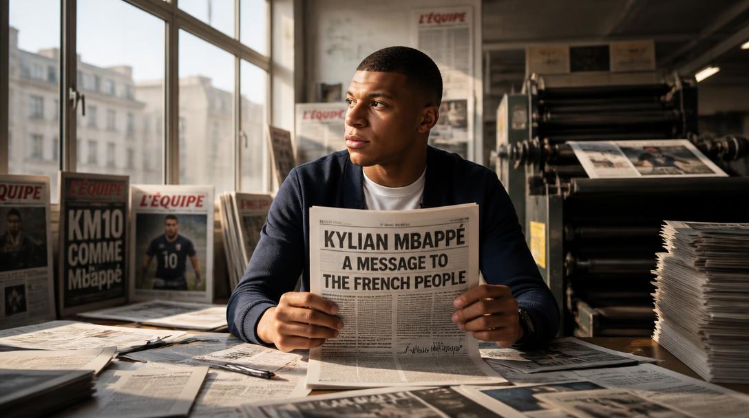 Mbappé köper helsidesannonser i franska tidningar för att tacka supportrarna