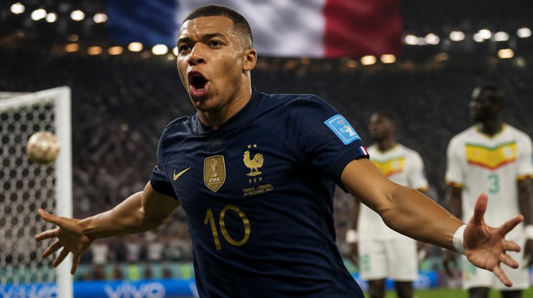 Mbappé passerade Pelé och Messi, bara ett mål från VM-rekordet