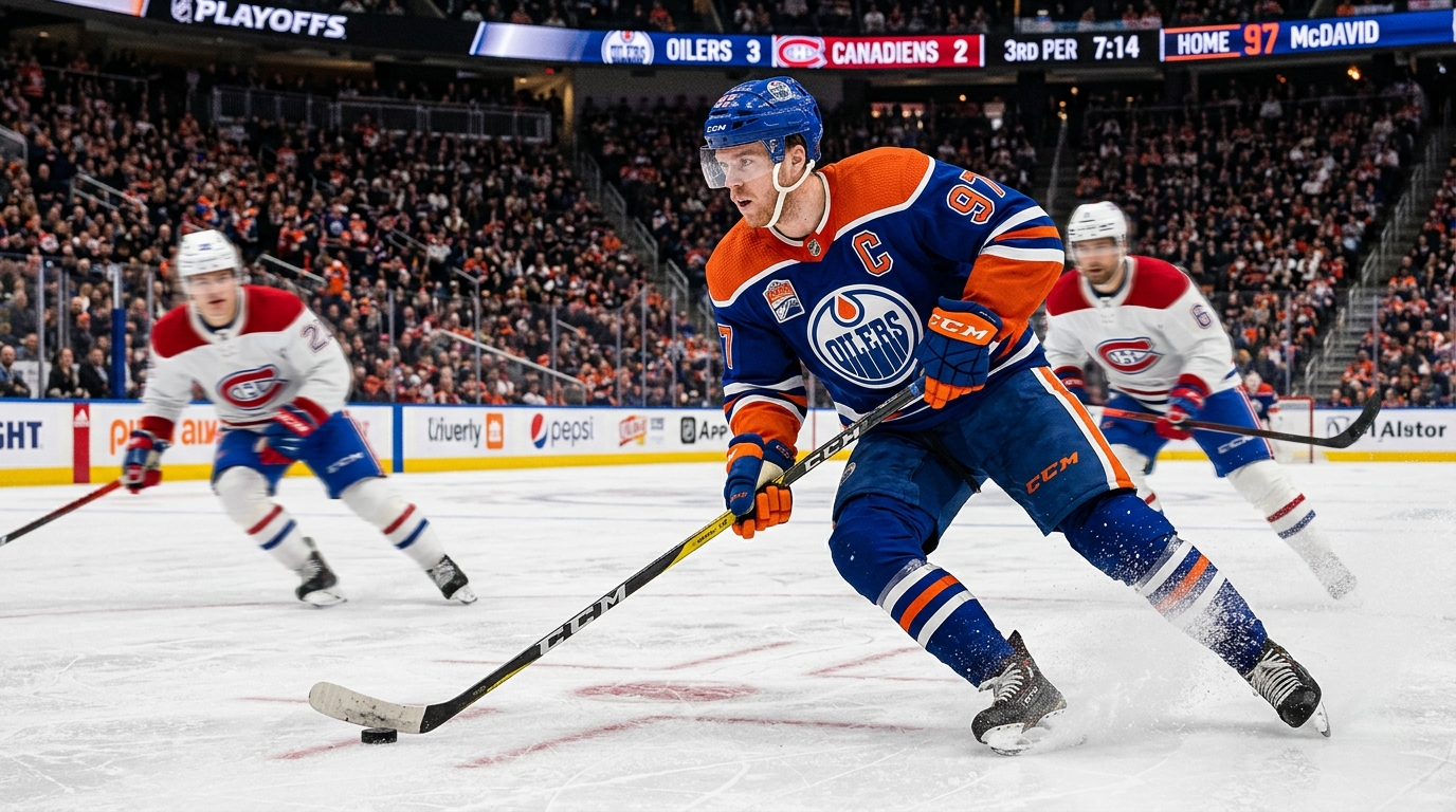 McDavid gör hattrick och utökar ledningen i NHL:s poängliga