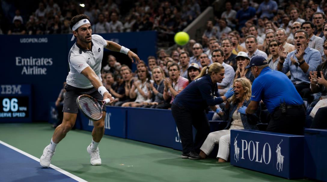 Medvedev diskad i China Open-semi efter att ha träffat åskådare i ögat