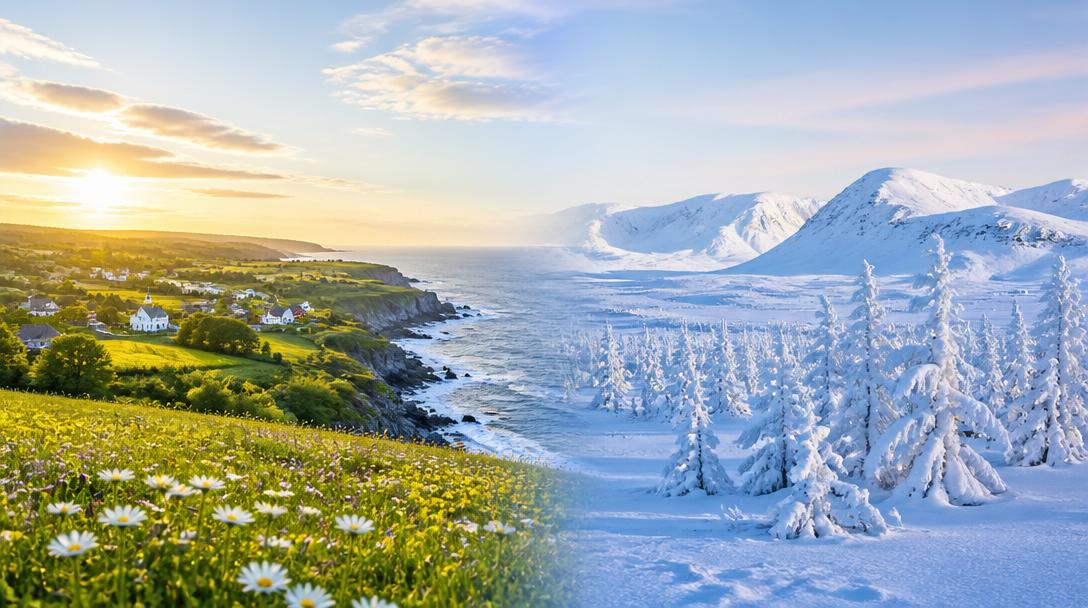 Meteorologisk sommar i södra Sverige, men vinter kvar i norr