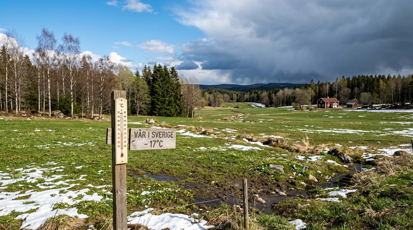 Meteorologisk vår i Västerbotten, en månad tidigare än normalt