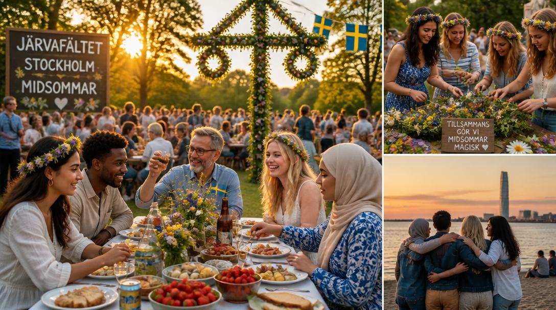 Midsommarfirandet drar igång runt om i Sverige