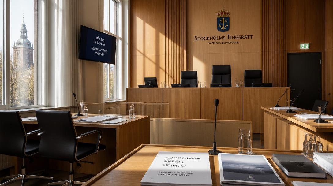 Miljöorganisation stämmer svenska staten för bristande klimatpolitik