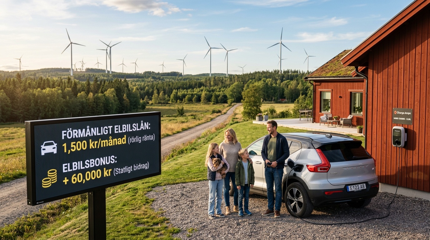 Miljöpartiet lovar elbilsleasing för 1 500 kronor i månaden