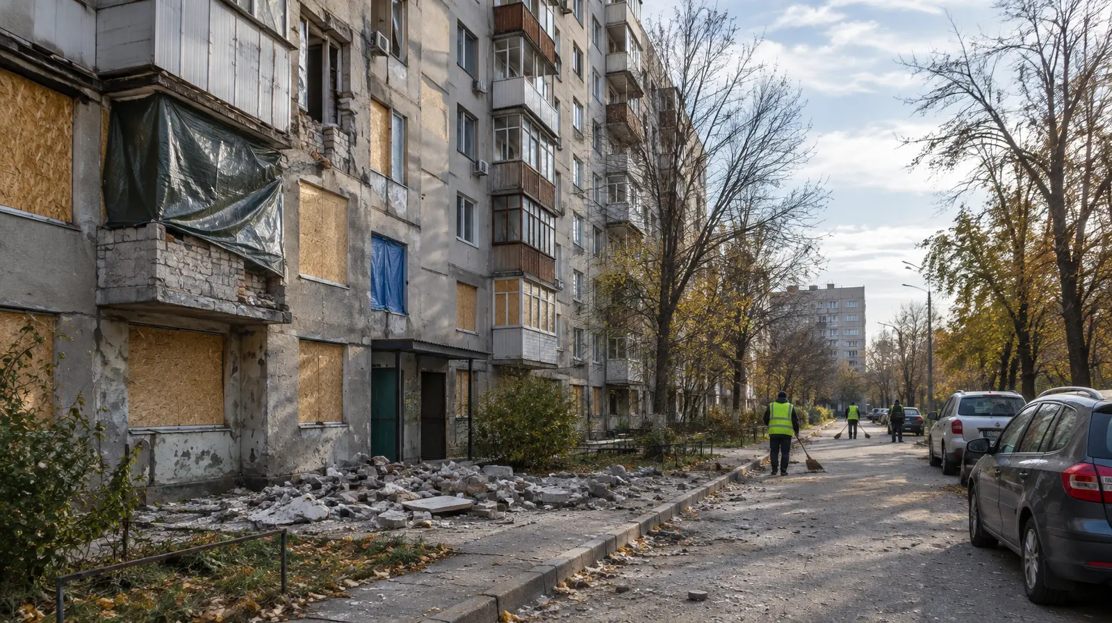 Minst 20 döda i rysk attack mot bostäder i Zaporizjzja