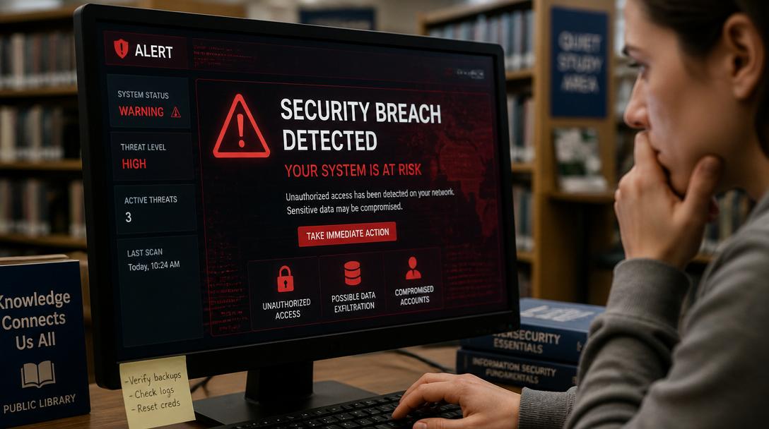 Misstänkt cyberattack mot Stockholms stadsbibliotek – 100 000 användare drabbade