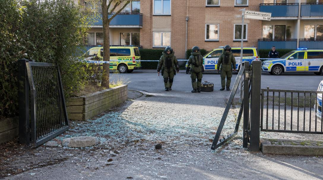 Misstänkt explosion i Malmö – krossade rutor enda skadan hittills