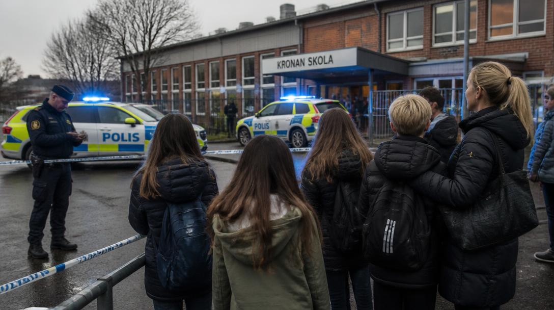 Misstänkt medhjälpare i Fagerstadådet hade börjat på ny skola en vecka tidigare
